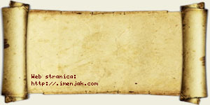 Sara Jaćimović vizit kartica